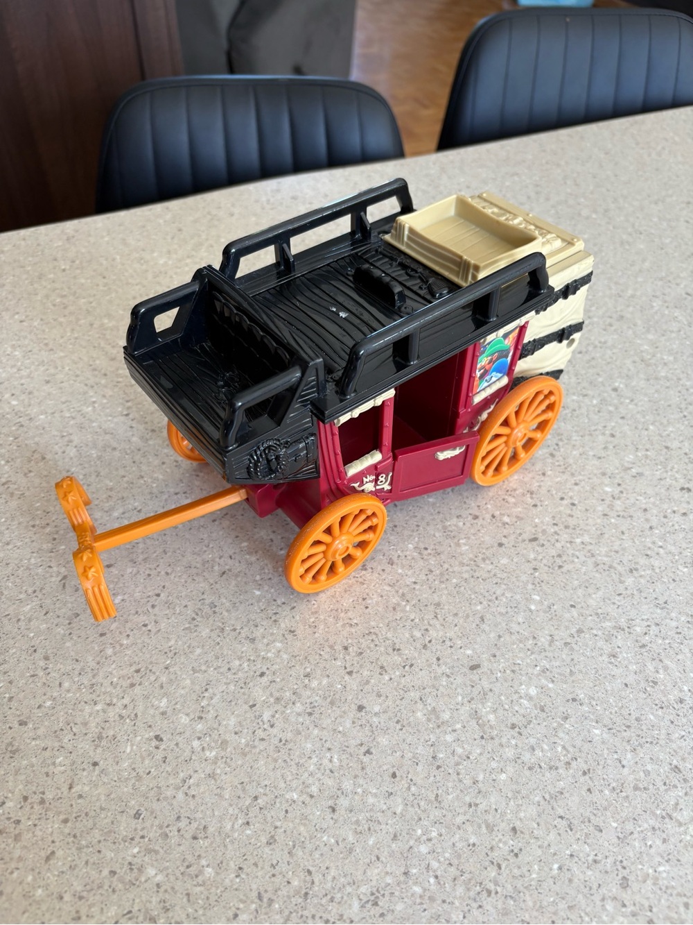 Vintage Fisher Price Great Adventures Western Stagecoach 1997 Hard To Find Good